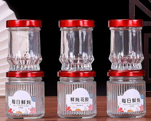Empty Glass Jars With Metal Lids