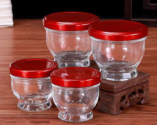 Empty Wide Mouth Glass Jars With Lids