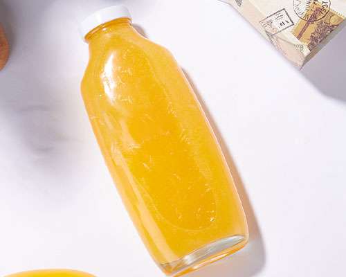 Glass Bottle for Mango Juice