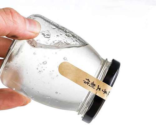 Glass Milk Jar
