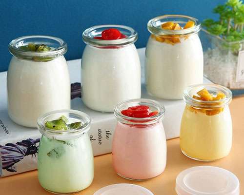 Pudding Glass Jars With Lids
