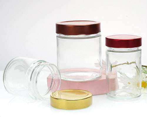Round Glass Jars With Lids Bulk