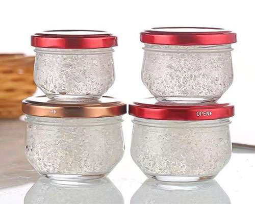 Wide Mouth Glass Jam Jars with Lids