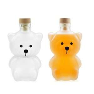 Glass Bear Bottles