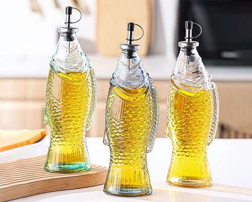 Glass Fancy Olive Oil Bottles Wholesale