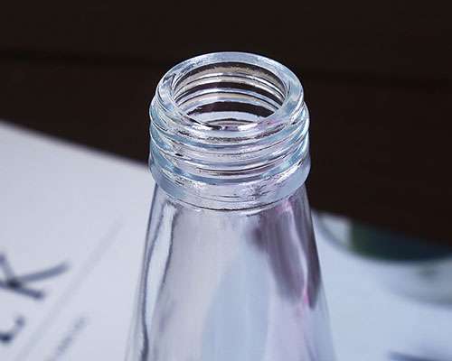 Clear Lidded Glass Milk Bottles