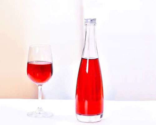 330ml 500ml Clear Glass Wine Bottles