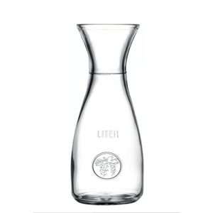 Clear Glass Drink Bottle