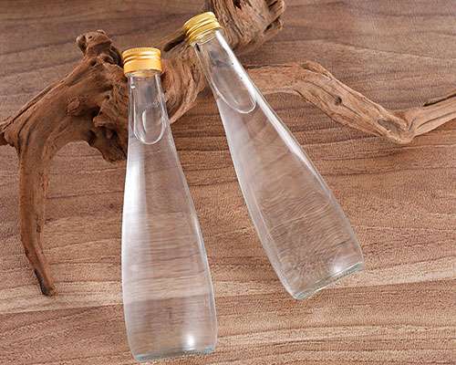 Clear Glass Spring Water Bottles