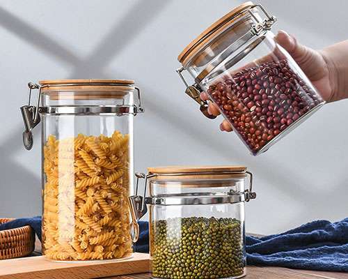 Glass Jars With Airtight Lids