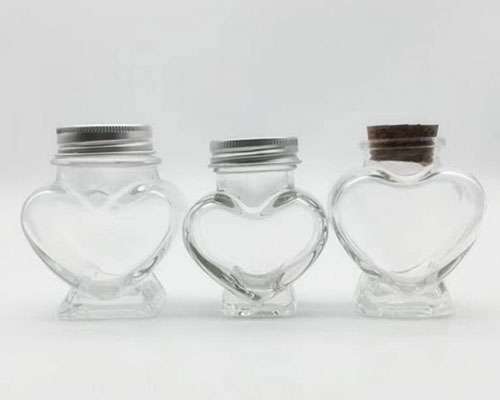 Heart Shaped Glass Bottle Wholesale