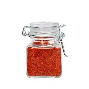 Spice Jar With Glass Lid