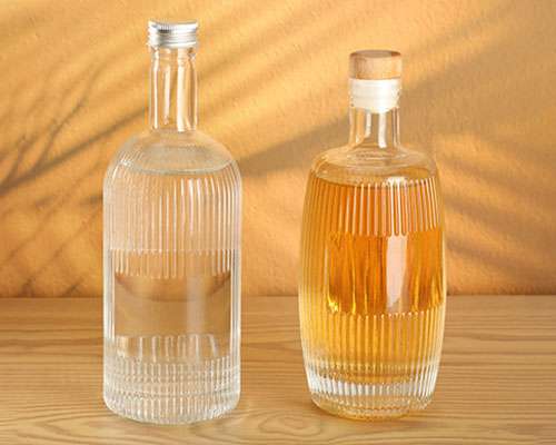 Ribbed Glass Bottle Wholesale