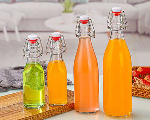 Clear Swing Top Bottles