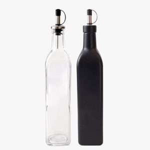 Glass Dark Olive Oil Bottle Wholesale