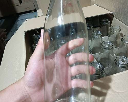 Clear Empty Glass Milk Bottles Wholesale