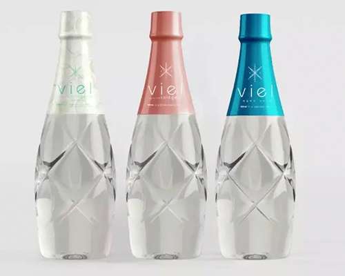 Clear Glass Sparkling Water Bottles