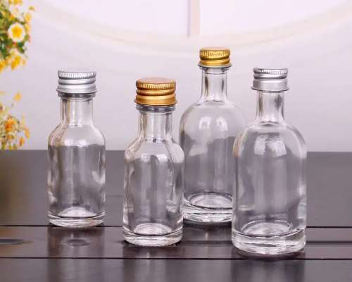 Mini Glass Alcohol Bottles