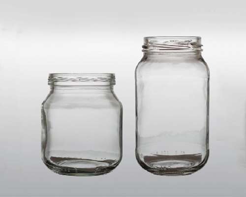 Round Glass Jars