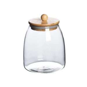 Storage Jars With Wooden Lids