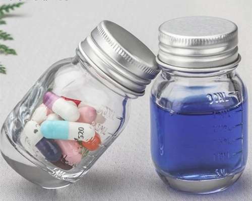 Glass Pill Bottles