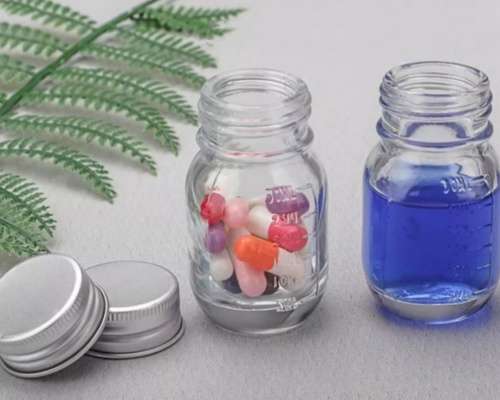 Small Glass Pill Bottles