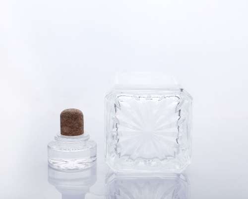 Square Glass Liquor Bottle