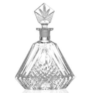 Triangle Glass Whiskey Bottle