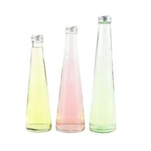 Clear Glass Drink Bottle