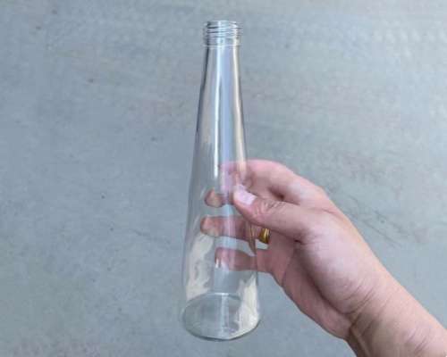 Clear Glass Drink Bottle