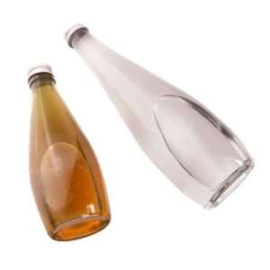 Clear Glass Juice Bottles