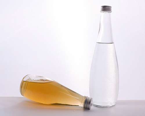 Clear Glass Spring Water Bottles