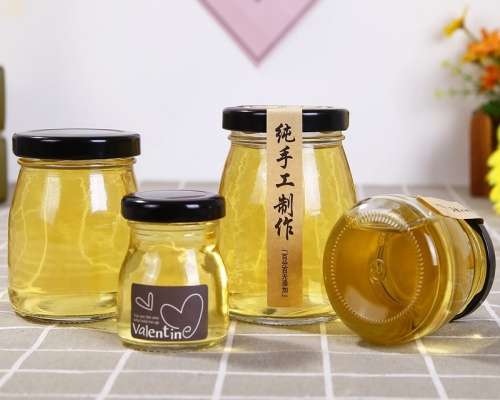 Clear Honey Jars