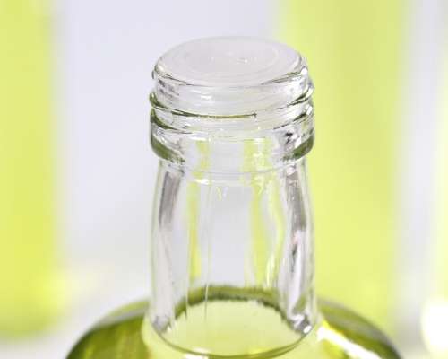 Empty Olive Oil Bottle