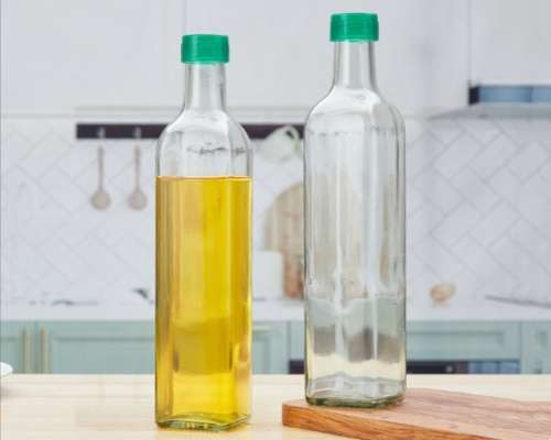 Square Olive Oil Bottle