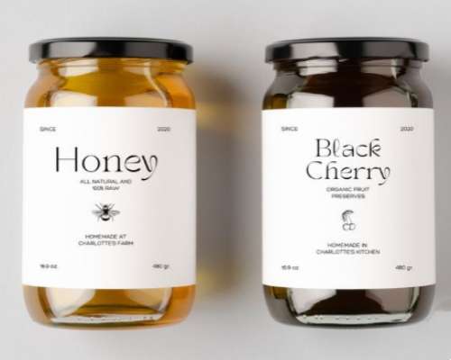 Custom Glass Honey Jars