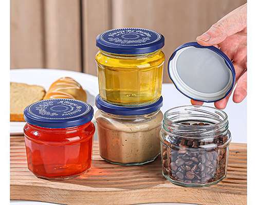 Small Glass Storage Jars