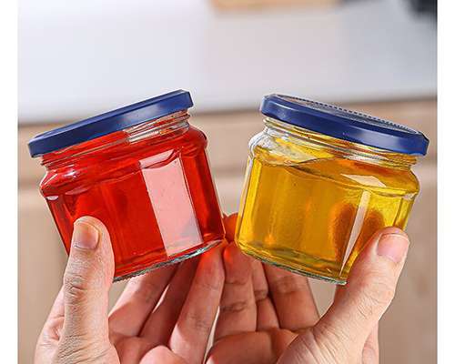 Small Glass Storage Jars