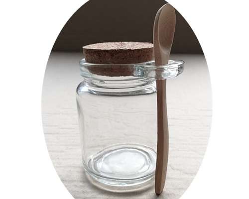 Glass Honey Jar With Spoon