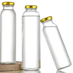 Empty Glass Beverage Bottles