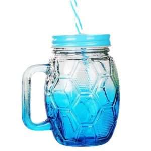 Mason Jars with Handles and Straws