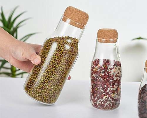 Storage Jars With Cork Lids