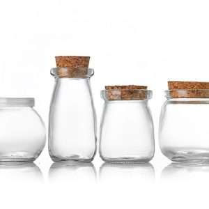 Pudding Glass Jars